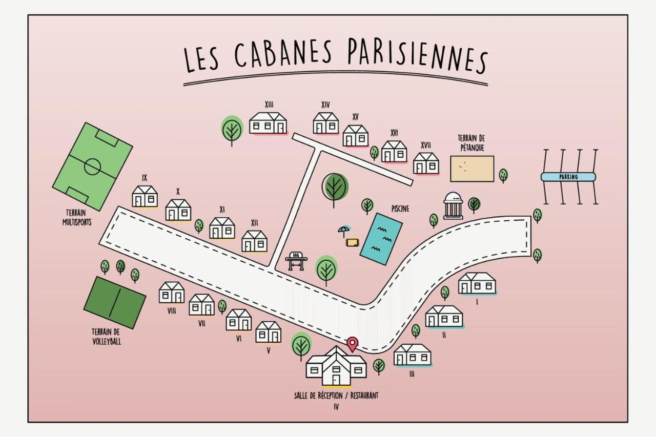 Les Cabanes Parisiennes - Chalets 1H30 From Paris - 62P Sainte-Geneviève-des-Bois Kültér fotó